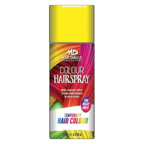 Marc Daniels Hair Colour Spray Yellow 85g Perfect For Hair