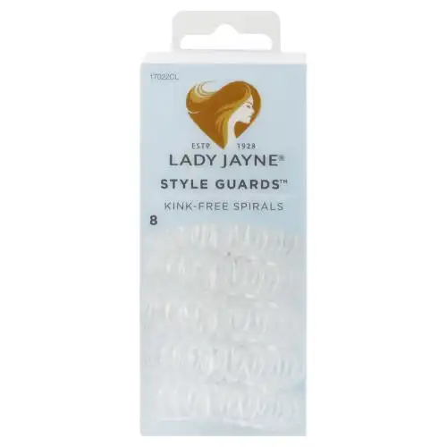 Lady Jayne Style Guards Clear Kink Free Spirals 8 Pack