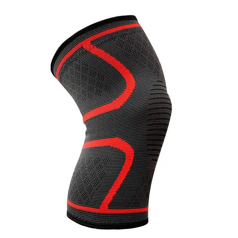 AOLIKES®3D Weaving Knee Support Brace Sleeve Sports Joint Kneelet Leg Breathable Red