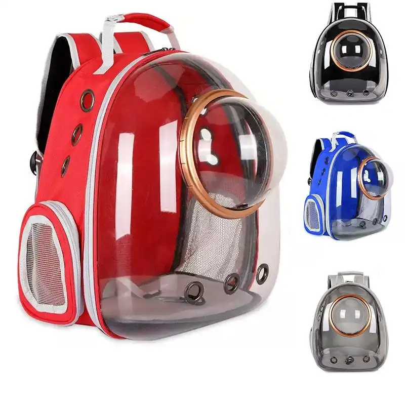 Pet Backpack Carrier Travel Space Capsule Puppy Dog Cat Bag Breathable Outdoor