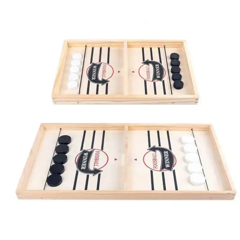 Large Sling Puck Paced Slingpuck Winner Board Game Family Games Toy Hockey Funny