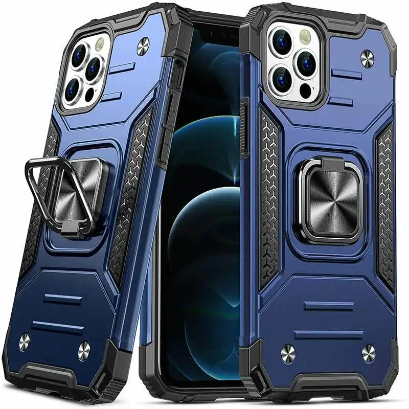 Blue Case For iPhone 13 12 11 Pro Max XR X XS 7 8 PLUS Shockproof Rugged  Cover