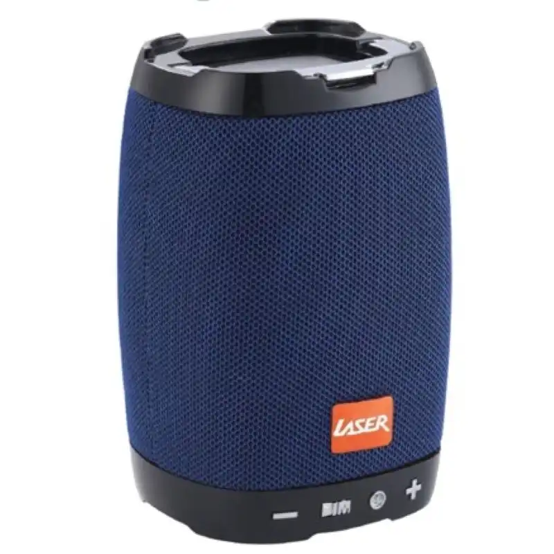 Laser Blue Bluetooth Speaker | Phone Holder & Powerful Sound for On-the-Go