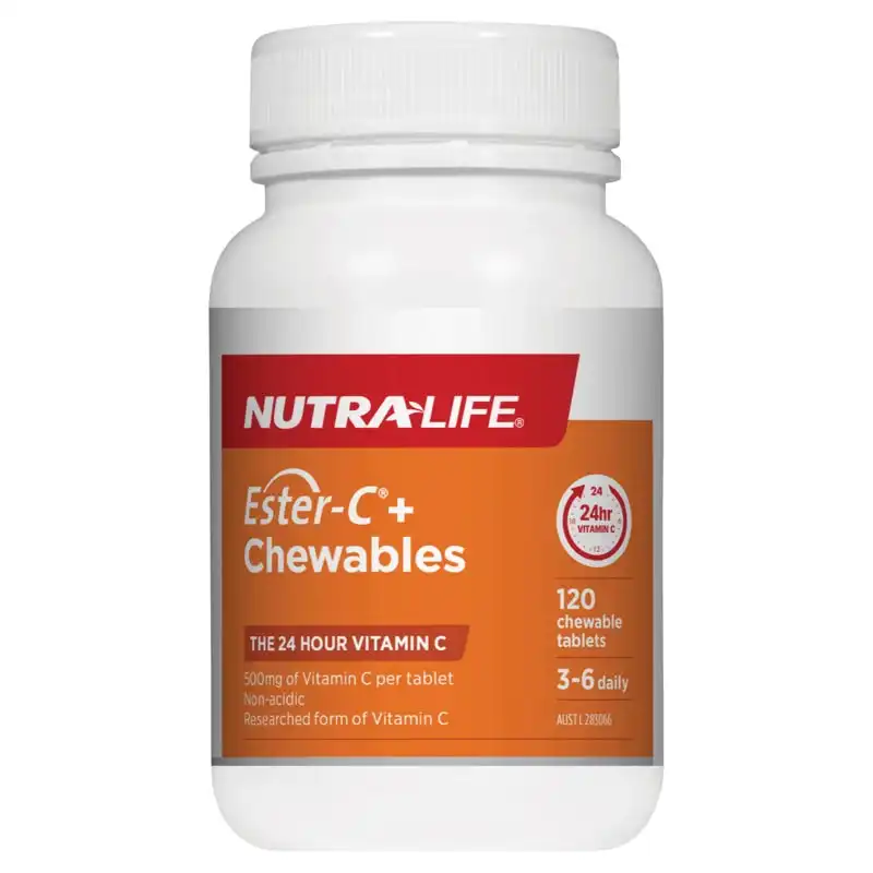Nutra-Life Ester-C(R) + 500 120 Chewable Tablets