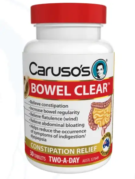 Caruso's Bowel Clear 30 Tabs