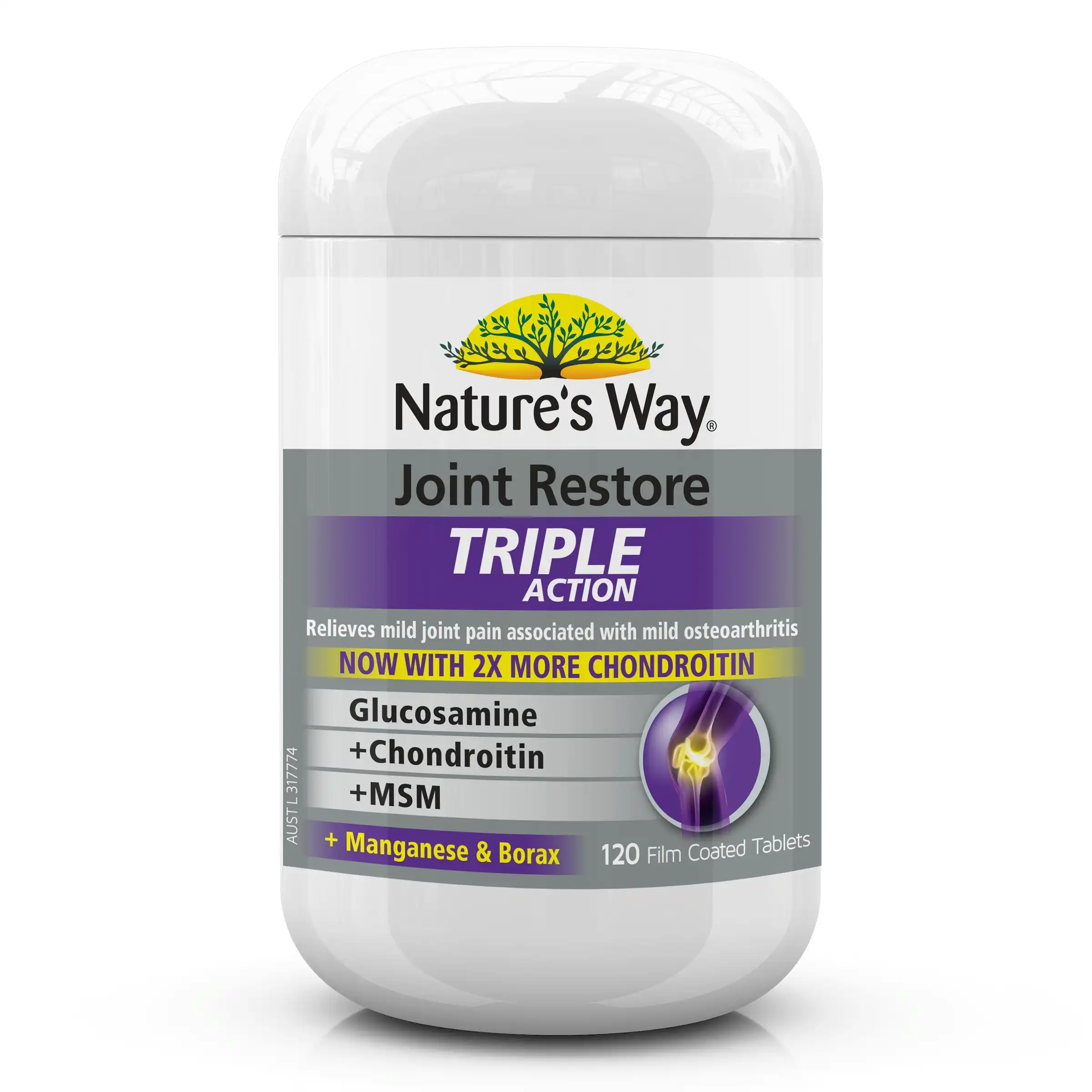 Natures Way Joint Restore Triple Action 120 Tabs