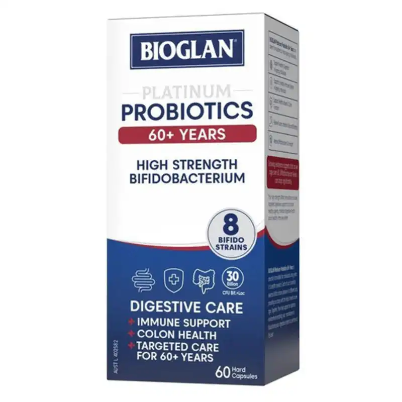 Bioglan Platinum Probiotics 60+ Years 60 Capsules