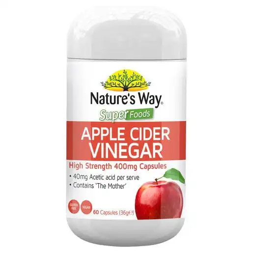 Natures Way Apple Cider Vinegar 60Tabs