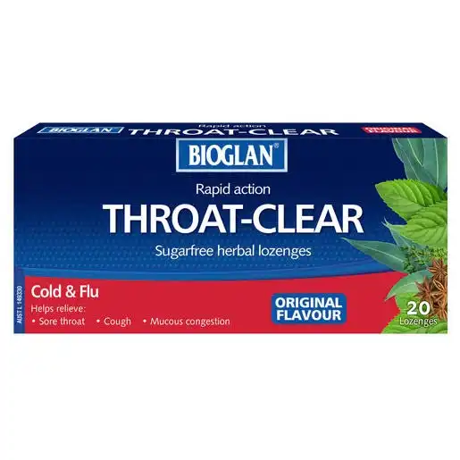 Bioglan Throat Clear Original Lozenges 20