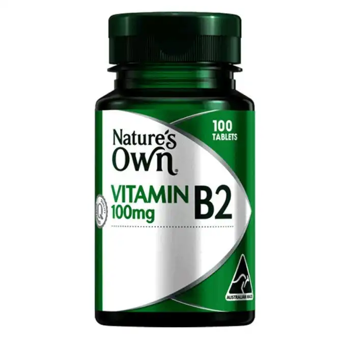 Natures Own Vit B2 100mg 100 Tabs