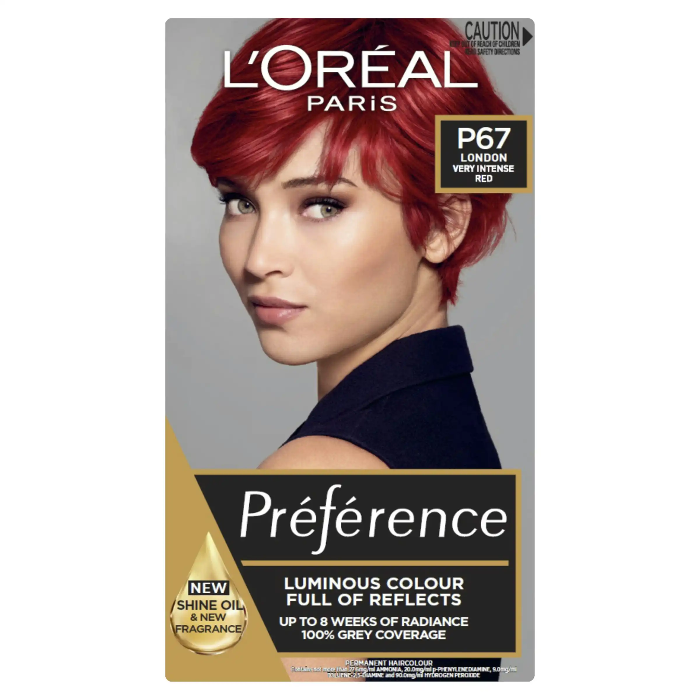 L'Oreal Paris Preference P67 London Very Intense Red