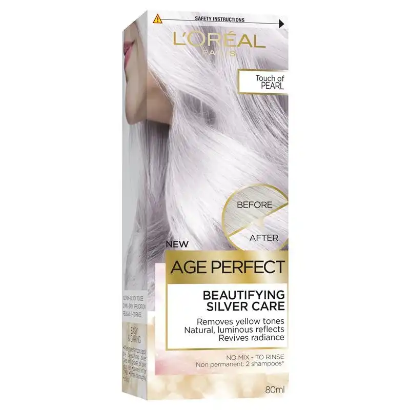 L'Oreal Excellence Age Perfect Beautifying Care Semi Permanent Hair Colour - 1 Pearl