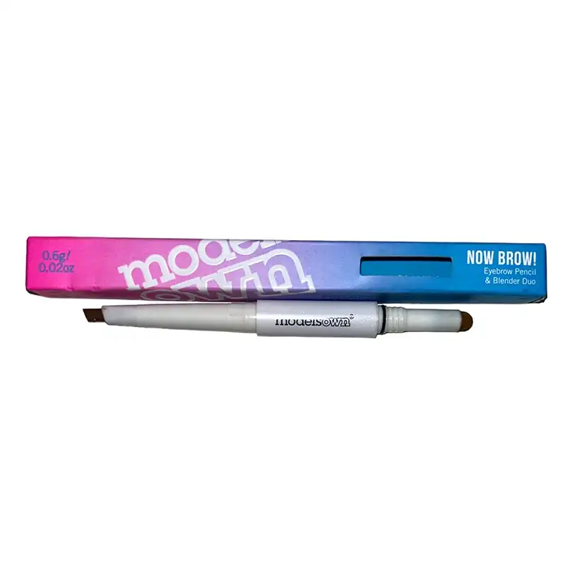 Model's Own Now Brow! Eyebrow Pencil & Brush Duo Chestnut