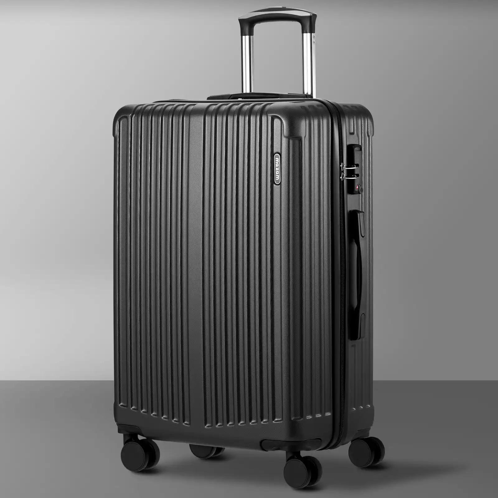 Mazam 28" Luggage Suitcase Trolley Set Travel TSA Lock Storage ABS Case Grey