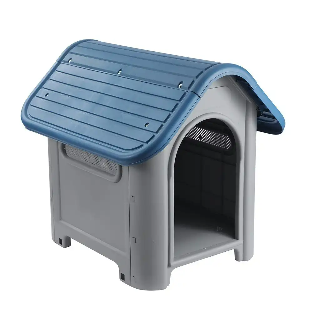 Paws & Claws Sturdy Plastic Dog Pet Outdoor Sleeping House Kennel 75x57x66cm