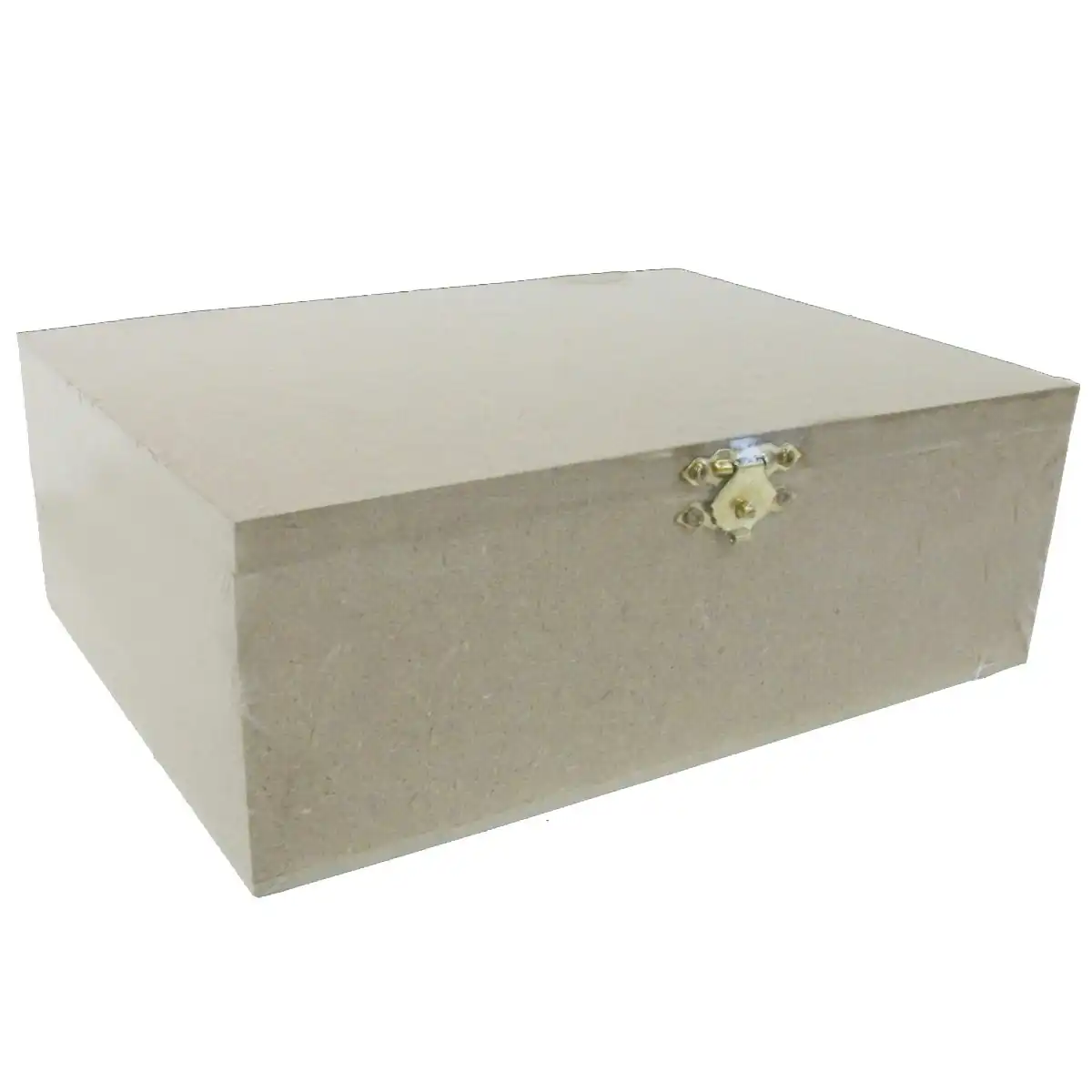 Boyle Craftwood 20x14.5cm Art/Craft Wooden Storage Box Organiser w/ Catch Medium