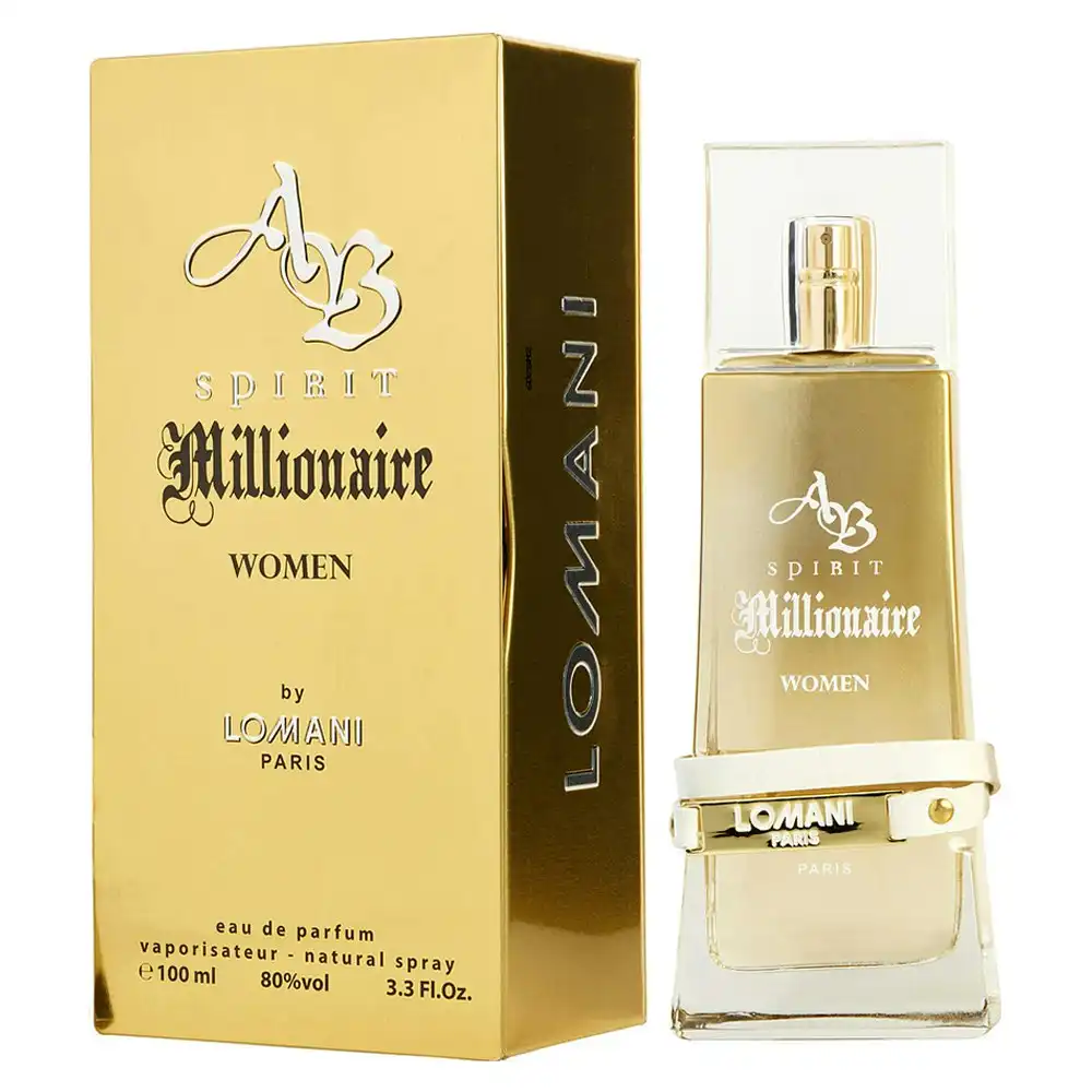Lomani AB Spirit Millionaire 100ml Eau de Parfum Fragrances Spray For Women