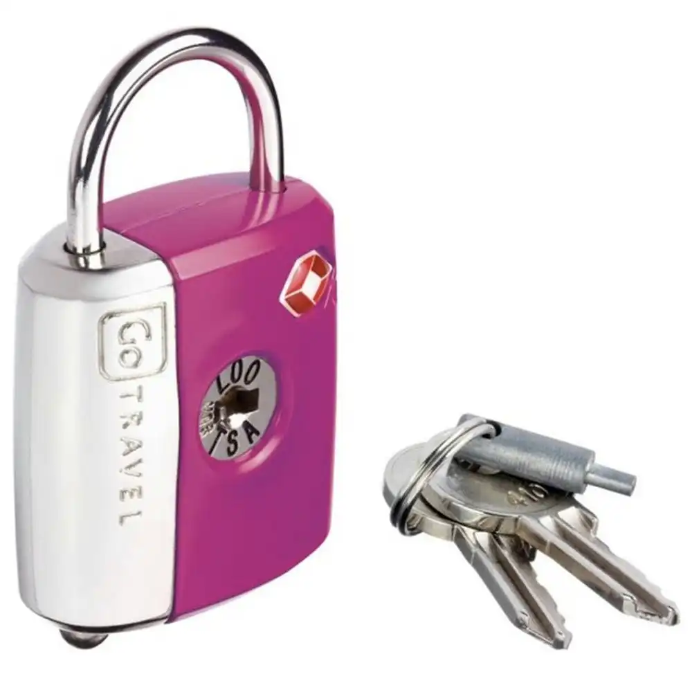 Go Travel TSA Dual Combination Key Luggage/Suitcase Security Padlock Assorted