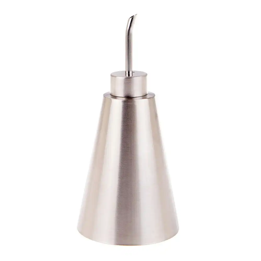 Appetito Stainless Steel Conical 250ml Kitchen Oil Can/Bottle Dispenser/Pourer