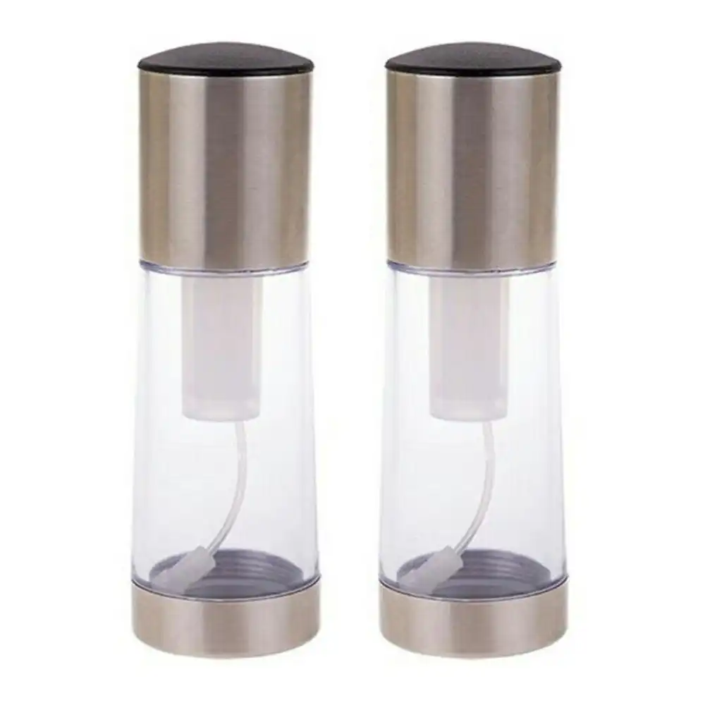 2x Appetito Oil Infuser Dispenser Pump/Mist Kitchen Food/Cooking Sprayer Bottle