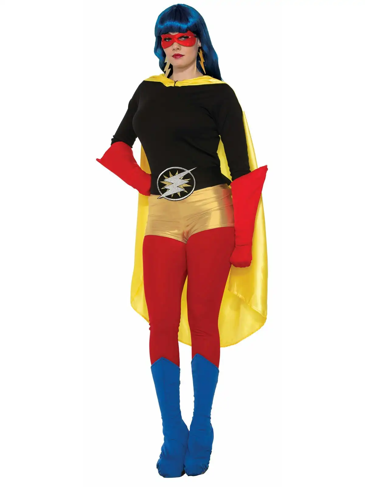 Forum Novelties Adult Unisex Halloween Party Superhero Boot Tops Costume Blue