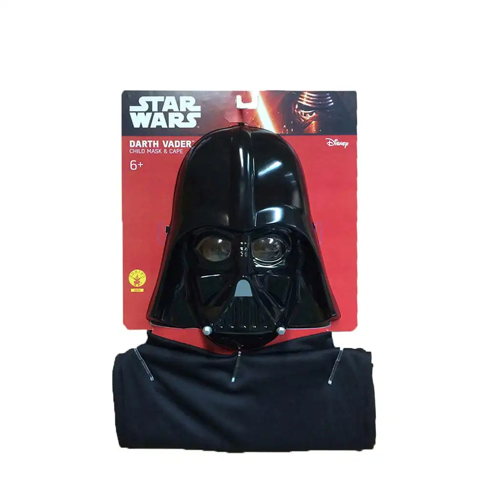 Star Wars Darth Vader 97cm Cape & Mask Child 6y+ Costume/Halloween Party Black