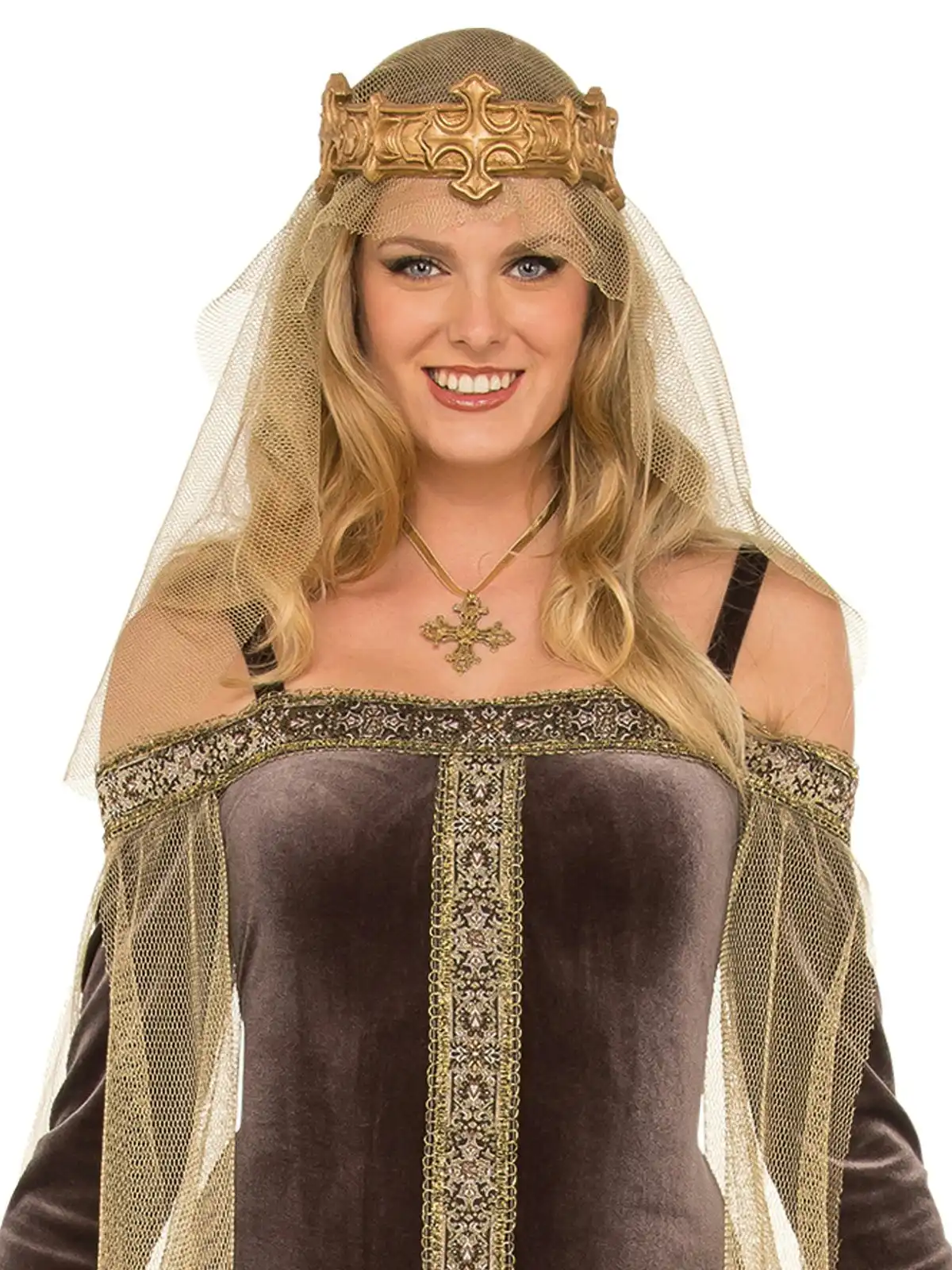Rubies Medieval Queen Back In Time Women's Dress Up Costume Size Standard