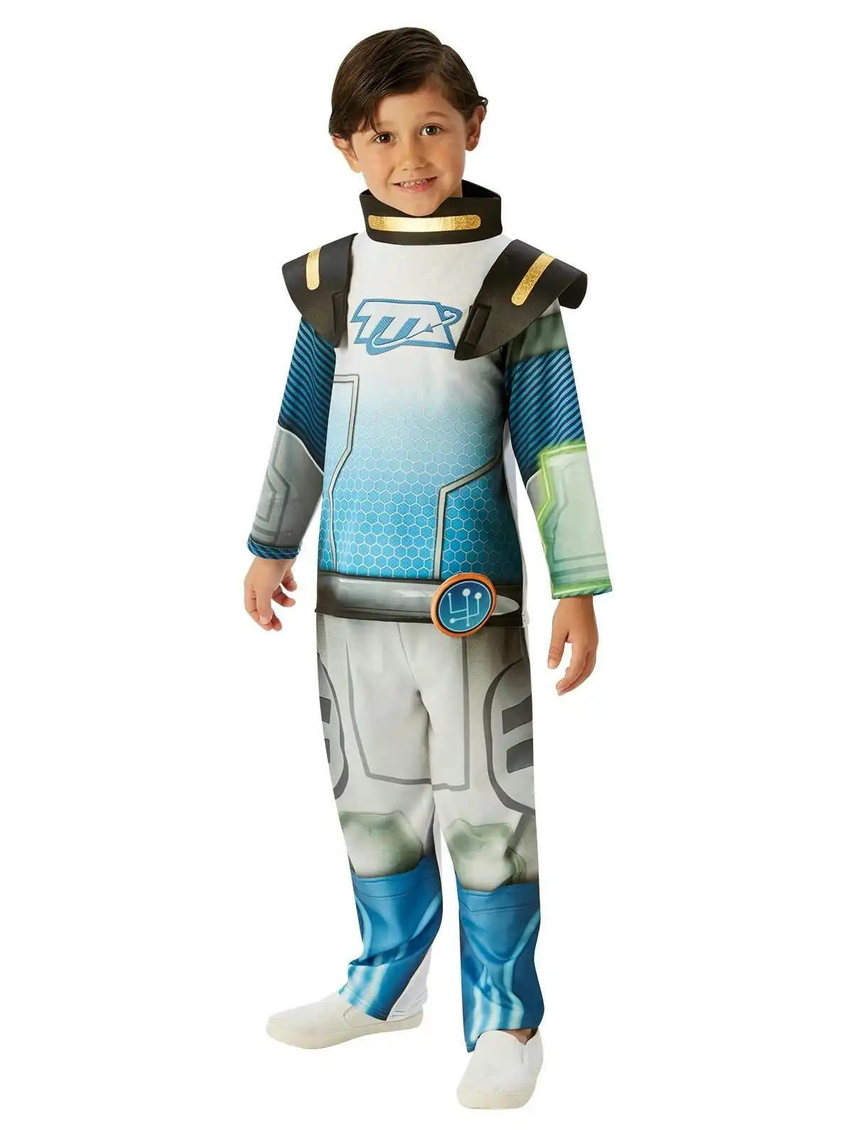 Disney Junior Childrens Miles The Astronaut Deluxe Dress Up Costume Size 5-6