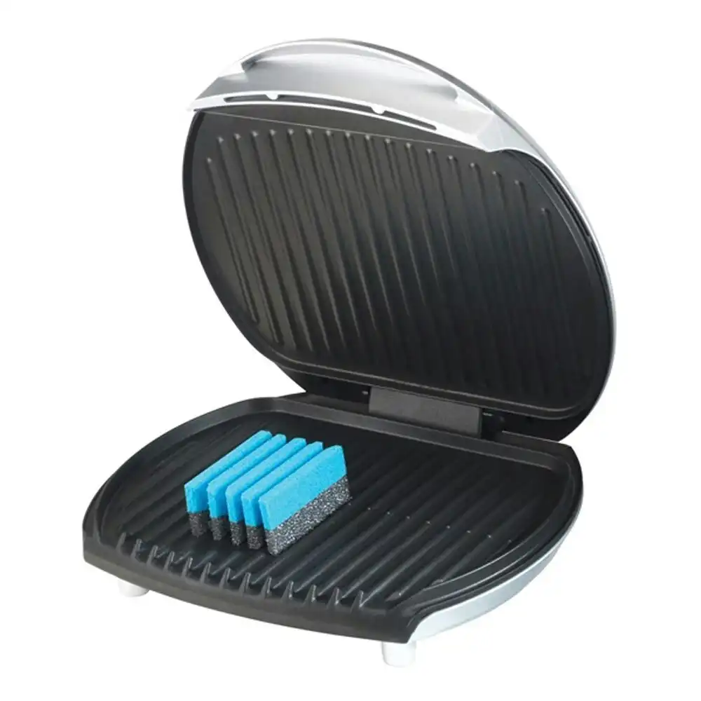 3PK George Foreman 10cm Grill/BBQ Cleaning Sponges Two Sided Scrubbing/Washing