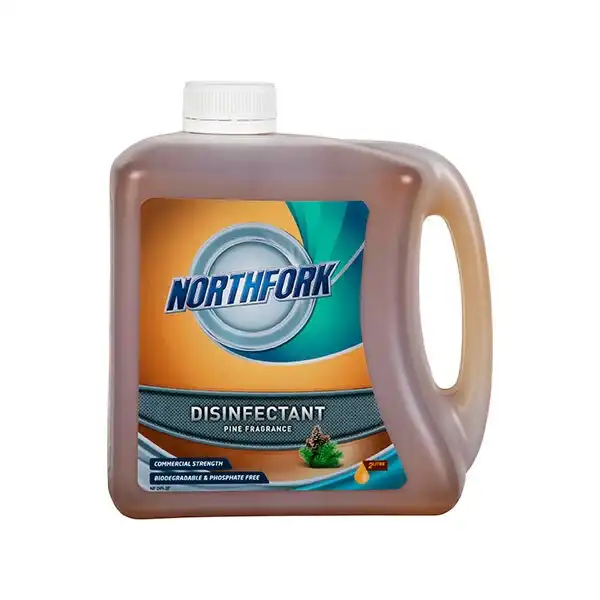 3PK Northfork 2L Pine Disinfectant Liquid Cleaning Soap Commercial Strength