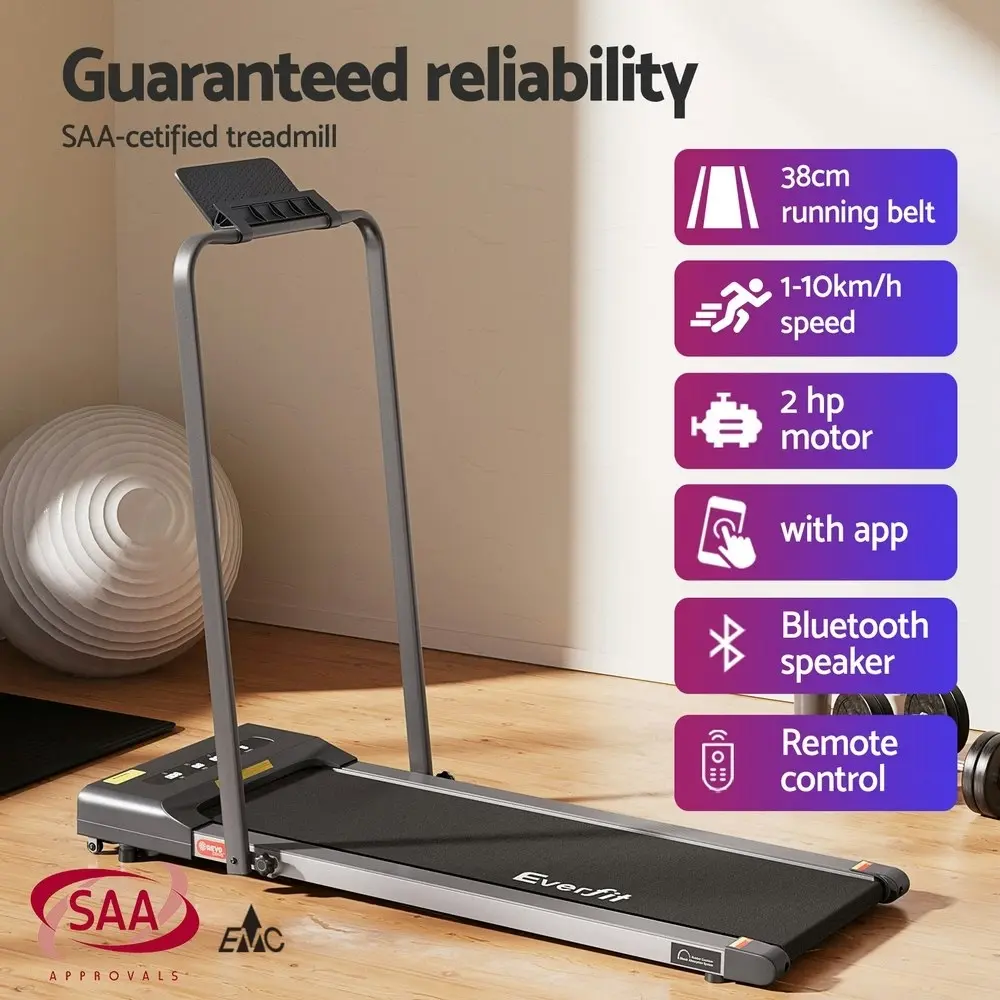 Everfit Treadmill Electric Walking Pad Under Desk Home Gym Fitness