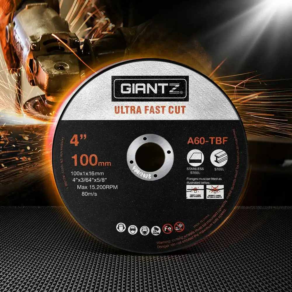 Giantz 25-Piece Cutting Discs 4" 100mm Angle Grinder Thin Cut Off Wheel