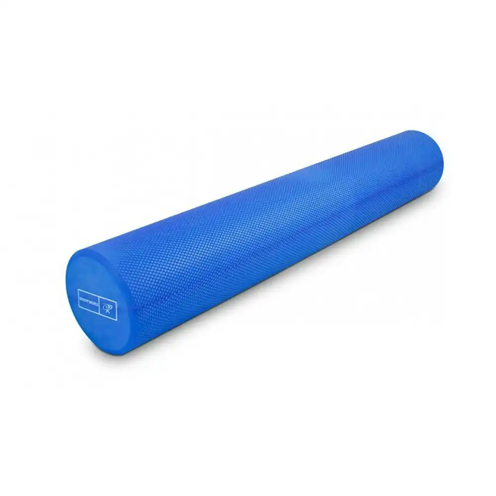 bodyworX EVA Foam Fitness/Physio Gym Yoga/Pilates Workout Roller 36"/91cm Blue