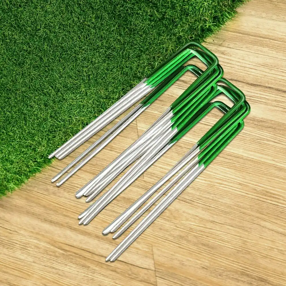 Primeturf Artificial Grass Synthetic Grass Pins 200pcs Weed Mat Pegs