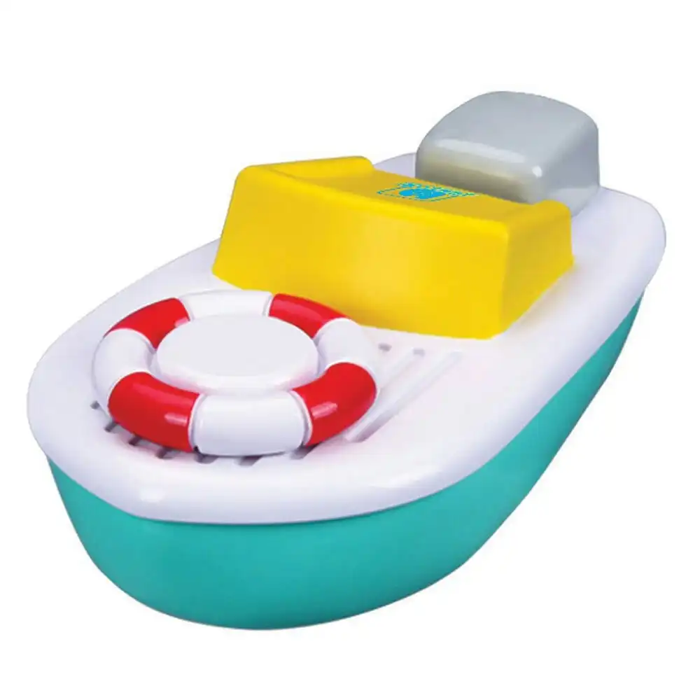 2PK BB Junior Splash N Play Twist & Sail Motorboat Baby Bath/Shower Water Toys