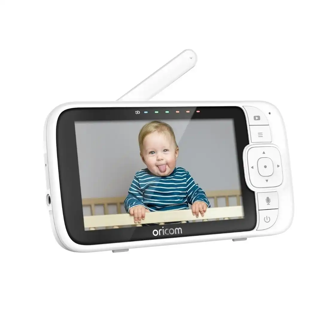 Oricom OBH930 Nursery Pal Glow+ 5" Smart HD WiFi Baby Monitor w/ Night Light