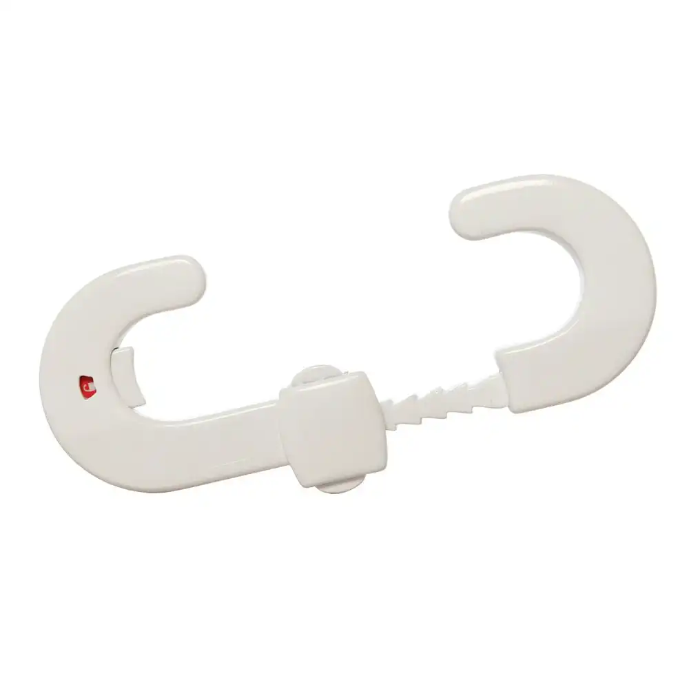 dreambaby Ezy Check Baby/Toddler Safety/Protection Secure-A-Lock Latch White