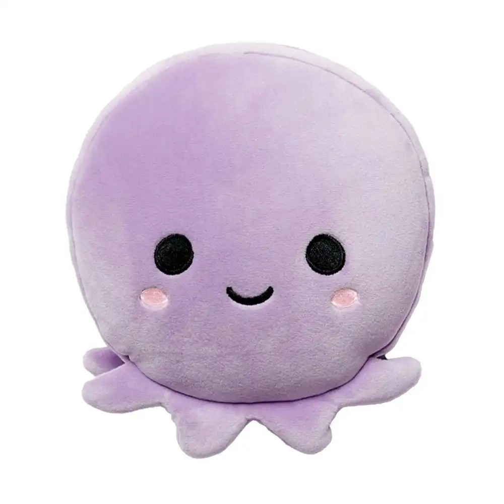Relaxeazzz 15cm Octopus Travel Pillow w/ Eye Mask 6y+ Kids/Adults Cushion Plush