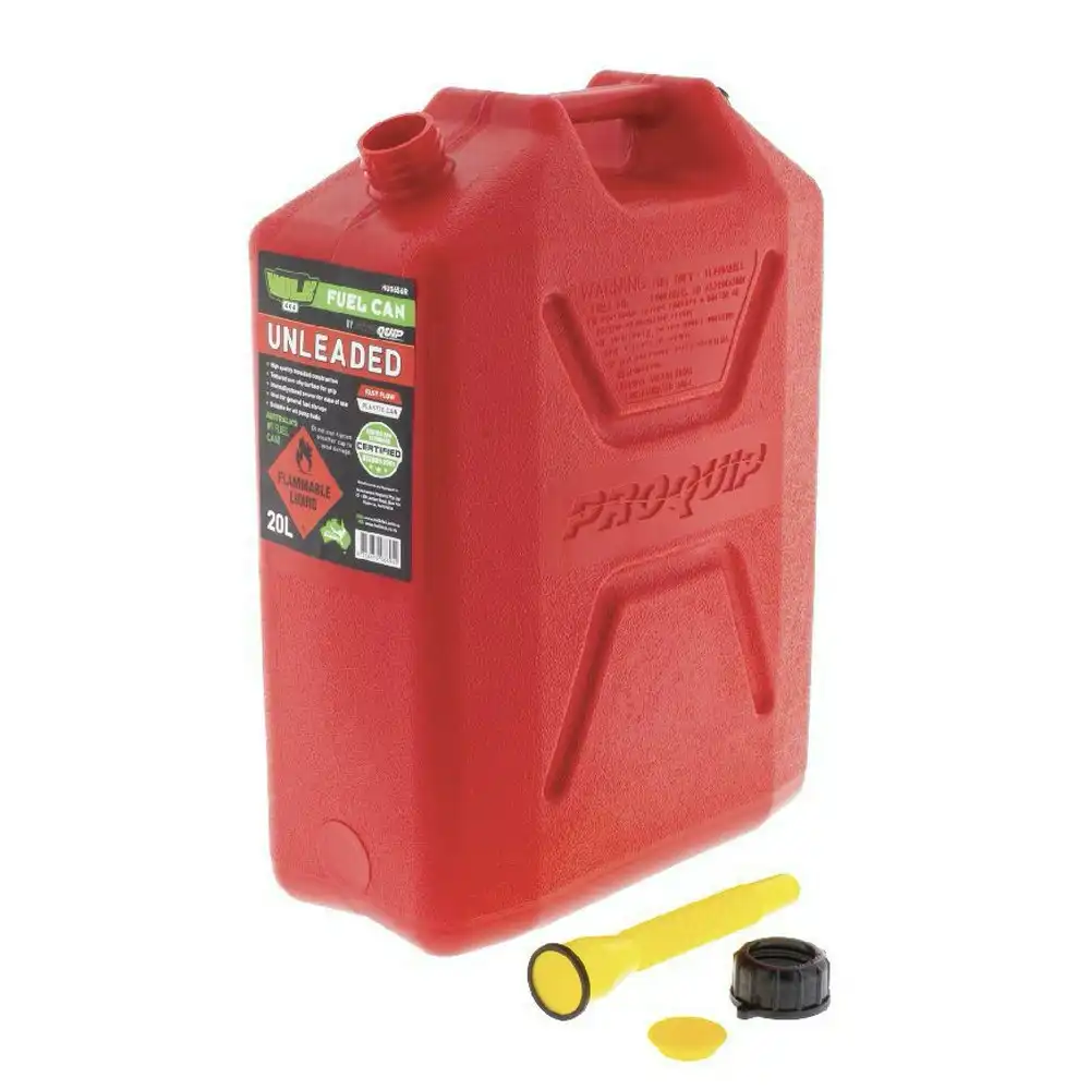 Hulk 4X4 Heavy Duty  Plastic Unleaded General Fuel Jerry Store Can/Container 22L