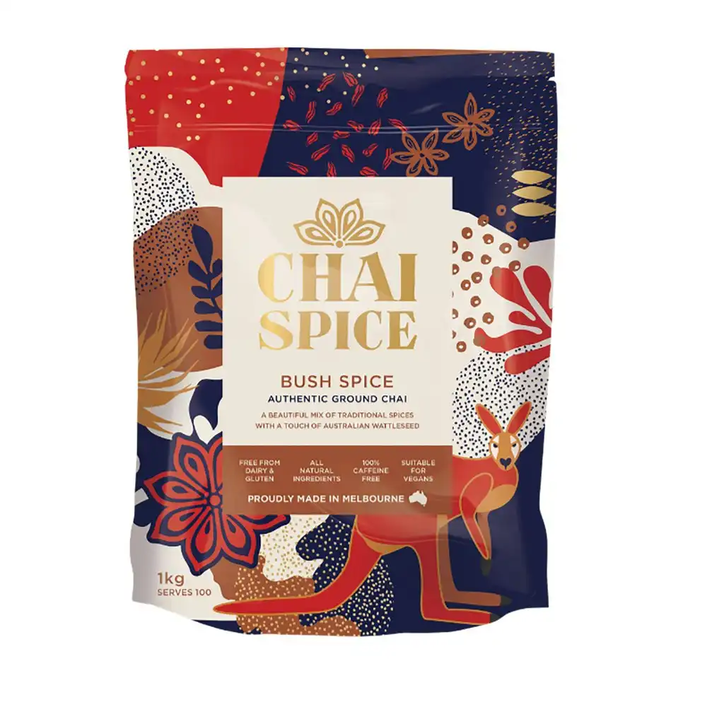 Chai Spice Bush Spices Native Caffine Free Vegan Hot Drink Blend Tea 1kg Ground