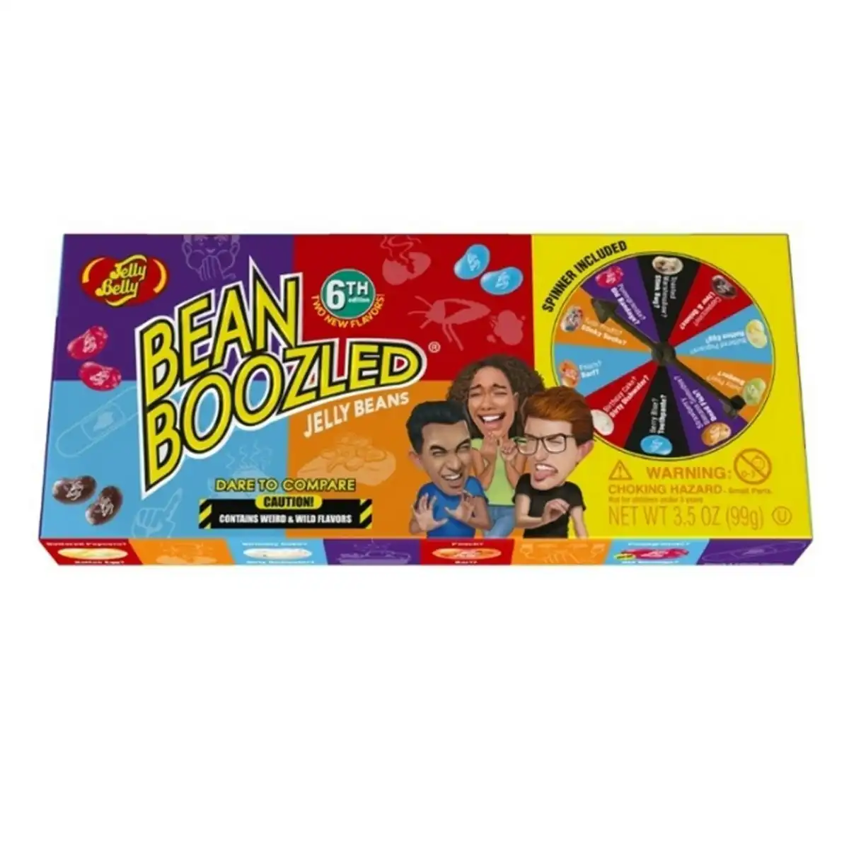 Jelly Belly Bean Boozled 100g Jelly Bean Spin Game Chewy Candies Confectionery
