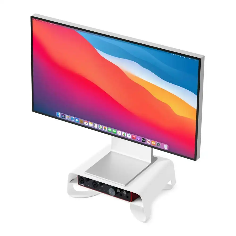 Twelve South Curve Riser Metal Stand Holder For iMac & Displays/Monitor White