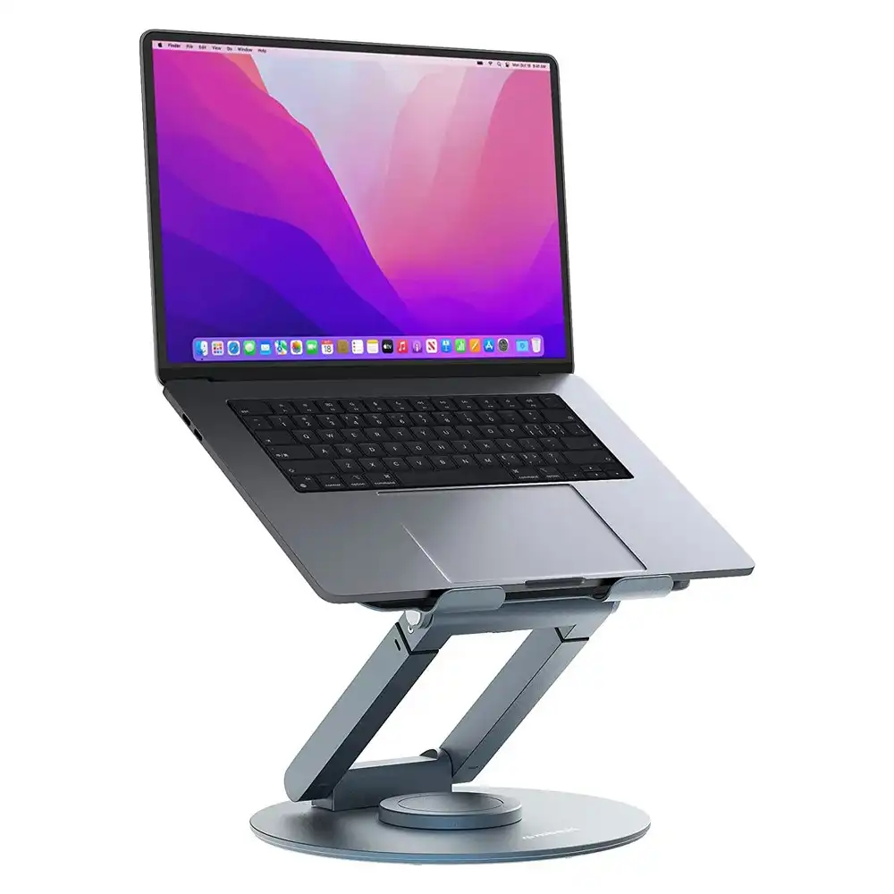 mBeat 360 Degrees Rotating Laptop Telescopic Height Adjustment Stand Space Grey