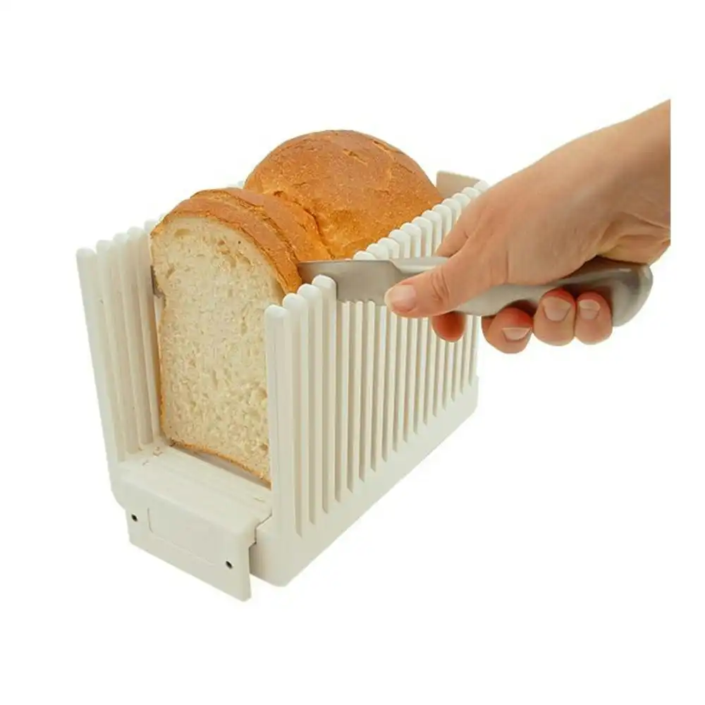 Appetito Loaf Bread Slicing Guide Toast Sandwich Cutter Slicer Guiding Kitchen