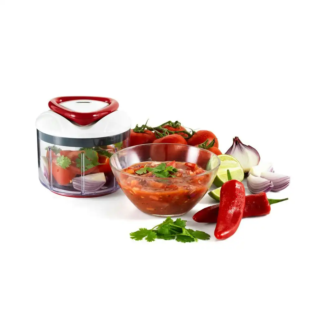 Zyliss 750ml Easy Pull Manual Food Processor Vegetable Grinder Chopping/Mincer