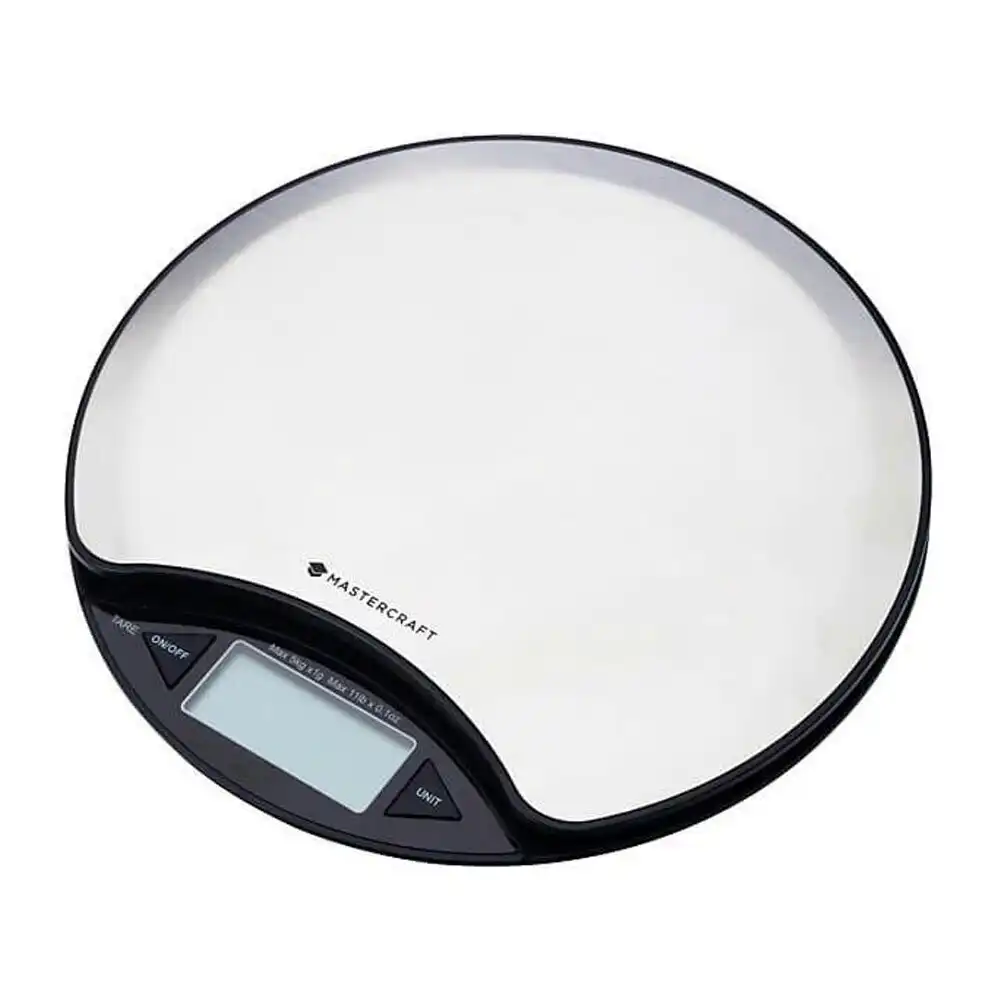 MasterCraft LCD Electronic Round Duo 5KG Kitchen Food Weight Digital Scale SL