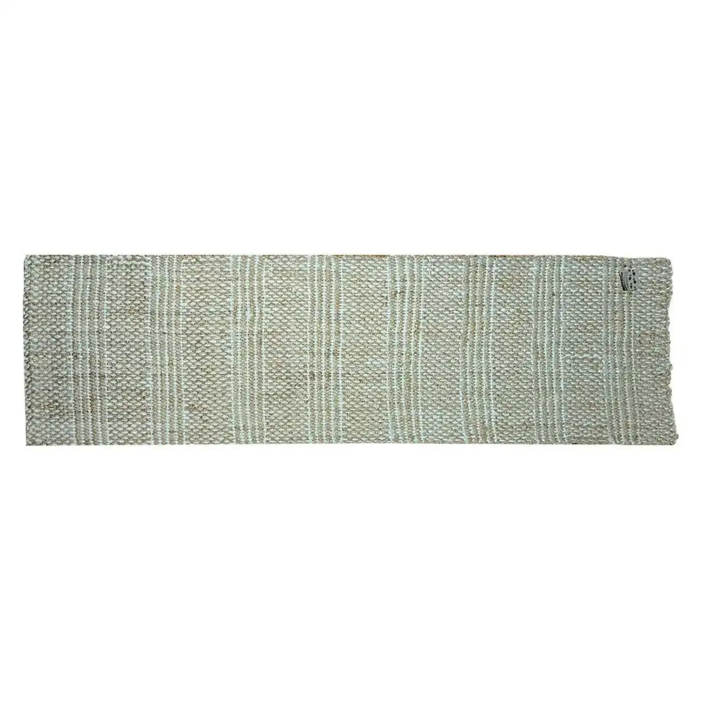 Solemate Jute, Stripes & Knots 80x300cm Stylish Outdoor Entrance Doormat