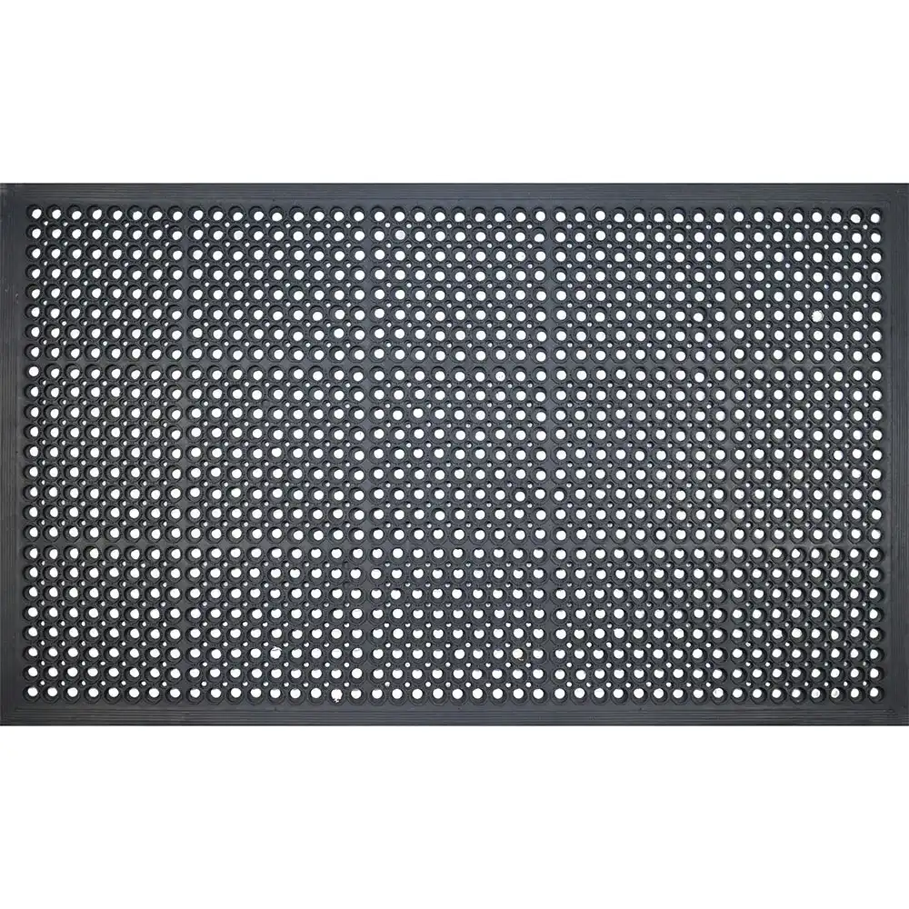 Solemate Rubber Anti Fatigue 90x150cm Stylish/Durable Outdoor Front Doormat