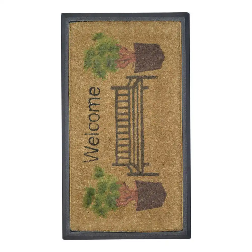 Solemate Welcome Bench 40x70cm Themed Stylish Durable Outdoor Front Doormat