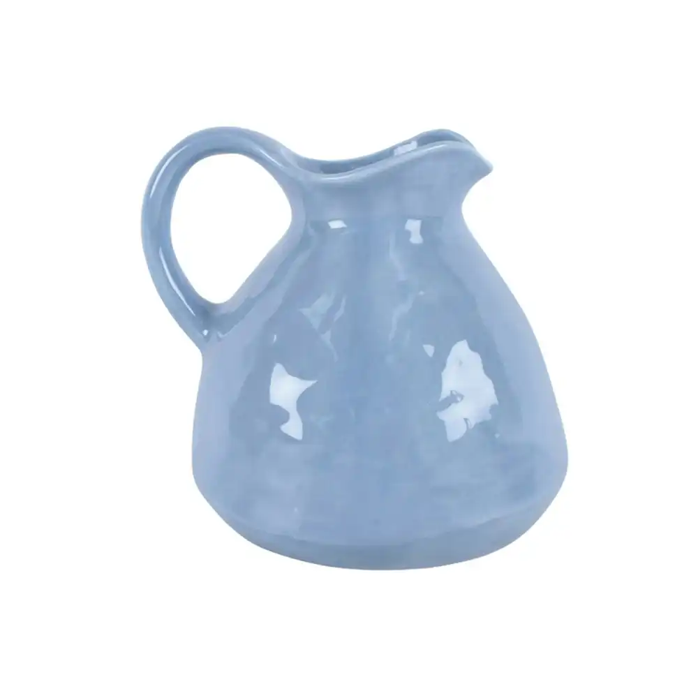 Maine & Crawford Caeden 16x13cm Porcelain Oinochoe Flower Vase Decor Baby Blue